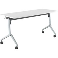 【組立設置込】コクヨ リーフライン 会議テーブル 棚なし 幅1500×奥行600×高さ720mmホワイト 1台（直送品）