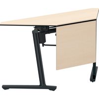 【組立設置込】コクヨ カーム フラップテーブル コーナータイプ 木パネル付 幅1400mm