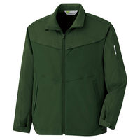 ミドリ安全 ハイストレッチ 長袖ブルゾン VES2626 上 モスグリーン LL 3121100406 1点（直送品）
