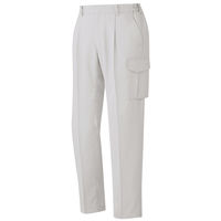 ミドリ安全 男女共用 カーゴスラックス GS691C 下 シルバーグレー L 3122330605 1点（直送品）