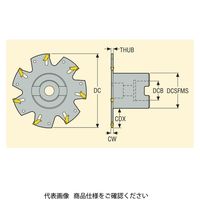 Seco Tools フライス カッター R335.10-100-03.27-7 1個（直送品）