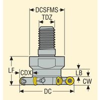 セコ・ツールズ・ジャパン フライス 金型用 R335.29ー1650.REー06.8NーR3A 1個（直送品）