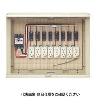 未来工業 屋外電力用仮設ボックス（漏電しゃ断器・分岐ブレーカ・コンセント内蔵） 17A-8C6 1個（直送品）
