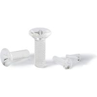 鍋屋バイテック 樹脂ねじ（十字穴付き皿小ねじ） SPC-M8-30-F　1袋(20本入)（直送品）