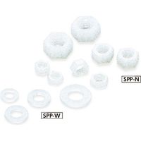 鍋屋バイテック 樹脂ねじ（六角ナット） SPP-M12-N　1袋(10個入)（直送品）