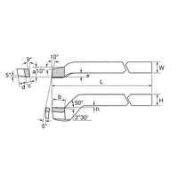 日本高周波鋼業 平削右片刃 62Rー1:MV10 1本（直送品）