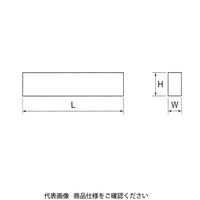 高周波精密 ヒラバイト 1/4X3/8 SKH4