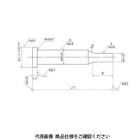 高周波精密 C型パンチ 2.6X50 C:SKH51 1本（直送品）