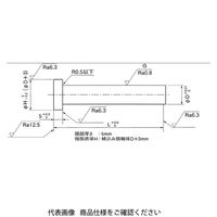 高周波精密 A型ブランク 4.0X50 AB:SKH51 1本（直送品）