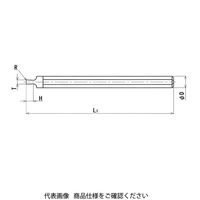 高周波精密 スモールフェイスリセス KSFR2.5R0.2L4 :KPH+TiN 1本（直送品）