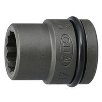 水戸工機 ミトロイ 1/2 インパクトソケット(12P) P4Mー27 1個（直送品）