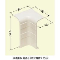 未来工業 巾木モール付属品入ズミ PHMI-55M 1セット（20個）（直送品）
