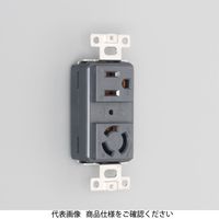 アメリカン電機 コンビ複式横埋込コンセント黒 3110HCDーBK 3110HCD-BK 1セット(3個)（直送品）