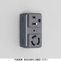 アメリカン電機 コンビ複式機器アウトレット黒 3117HCD-BK 1セット（4個）（直送品）