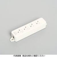 アメリカン電機 平刃形OAタップ4個コード無 KU0060 1セット(2個)（直送品）