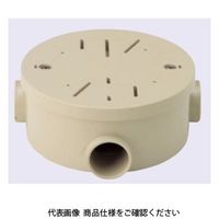 未来工業 露出丸型ボックス(1~3方出兼用型) PVM16-TM 1セット 未来工業 露出丸型ボックス(1~3方出兼用型) PVM16-TM 1セット