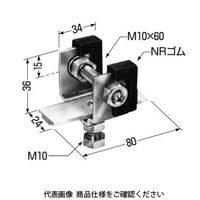 未来工業 高衝撃用ストッパー（ゴム付） CKA-HS 1セット(5個)（直送品）