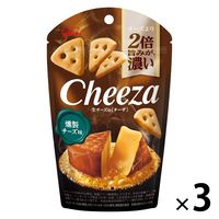 江崎グリコ 生チーズのチーザ＜燻製チーズ味＞ 1セット（3個）　おつまみ　スナック