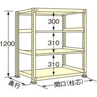 扶桑金属工業 【車上渡し】 中量ラック WE1209L04T（直送品）