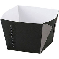 ベーキングトレー TT-50角キューブ ブラック 5135846 1包：2000枚（100×20） 伊藤景パック産業（直送品）