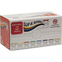 タイガー医療器 スーパーバンド(赤色:中弱) 赤色 24-7468-01 1セット(5箱)（直送品）