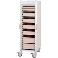 【軒先渡し】サカセ化学工業 材料搬送カート ブルー 24-7157-0102 1台（直送品）