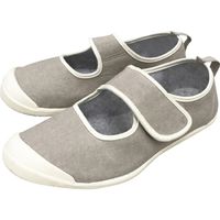 竹虎 入院サポートシューズ ブラウン 24-8013-0403 1足（直送品）