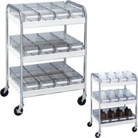 透明ボックス用仕切板 透明 23-7747-02 1セット（10枚入） 松吉医科器械（直送品）