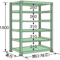 扶桑金属工業 【車上渡し】 中量ラック ME1815M06T（直送品）