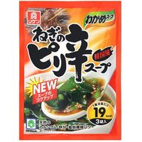 理研ビタミン わかめスープねぎのピリ辛スープ 3袋×10 2879418 1ケース（10入）（直送品）