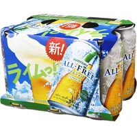 サントリー オールフリー ライムショット 6缶パック 350×6×4 3422517 1ケース（4入）（直送品）