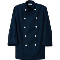 セブンユニフォーム 抗菌コック・兼・長袖 ネイビー 6L AA0351-1 2点（直送品）