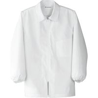 セブンユニフォーム 抗菌コート・兼・長袖 ホワイト S AA0455-5 2点（直送品）