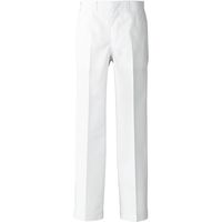 セブンユニフォーム 抗菌パンツ・男 ホワイト 100 AL0431-8 2点（直送品）