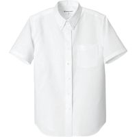 セブンユニフォーム BDシャツ・女・半袖 ホワイト 7号 CH1661-0 2点（直送品）