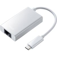 サンワサプライ USB3.1 TypeC-LAN変換アダプタ（USBハブポート付）