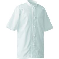 セブンユニフォーム コックコート・兼・半袖 ホワイト M AA0465-0（直送品）