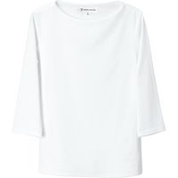 セブンユニフォーム ニットシャツ・女・七分 ホワイト 9号 CU2597-0 3点（直送品）