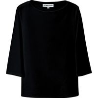セブンユニフォーム ニットシャツ・女・七分 ブラック 7号 CU2597-9 3点（直送品）