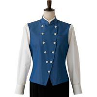 セブンユニフォーム ベスト・女 インディゴ 9号 DJ2625-1 1点（直送品）