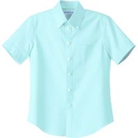 セブンユニフォーム BDシャツ・兼・半袖 サックス S CH4487-1 2点（直送品）