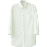 セブンユニフォーム ニットシャツ・兼・七分 ホワイト 5L CH4496-0 1点（直送品）