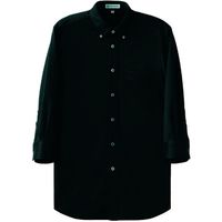 セブンユニフォーム ニットシャツ・兼・七分 ブラック 5L CH4496-9 1点（直送品）