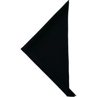 セブンユニフォーム 三角巾 ブラック フリー JY4672-9 10点（直送品）