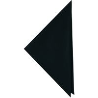 セブンユニフォーム 三角巾 黒 フリー JY4728-9 10点（直送品） - アスクル