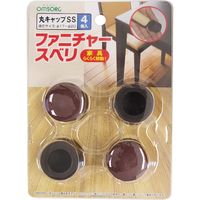 清水 ファニチャースベリ 丸キャップ（4コ入） SO-FS1C-SS 1セット（4P入）（直送品）