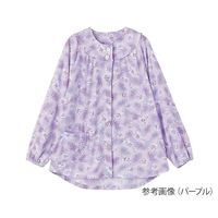 大西衣料 上下別売りパジャマ(婦人用) 大きめボタン上着 サックス S 7-6157-01 1枚（直送品）