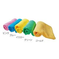 サイバール 業務用カラータオル ブルー RA200C 1袋(12枚) 7-5542-02