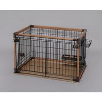 アイリスオーヤマ 犬 サークル ケージ ～小型犬用 犬用品 オープンウッディサークル OPWS-960 ダークブラウン 1個（直送品）