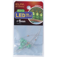 朝日電器 ＬＥＤ　５ＭＭ　緑 HK-LED5H(G) 1個